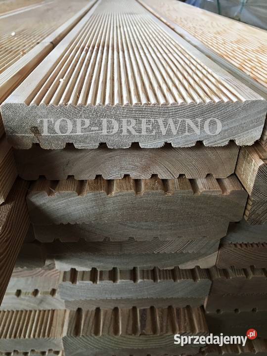 TOPDREWNO modrzew syberyjski ryflowany deska śląskie Poczesna