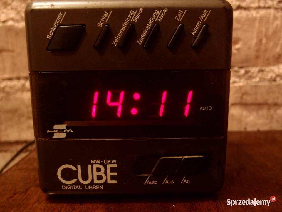 Radiobudzik CUBE niemieckiej firmy HCM Łódź
