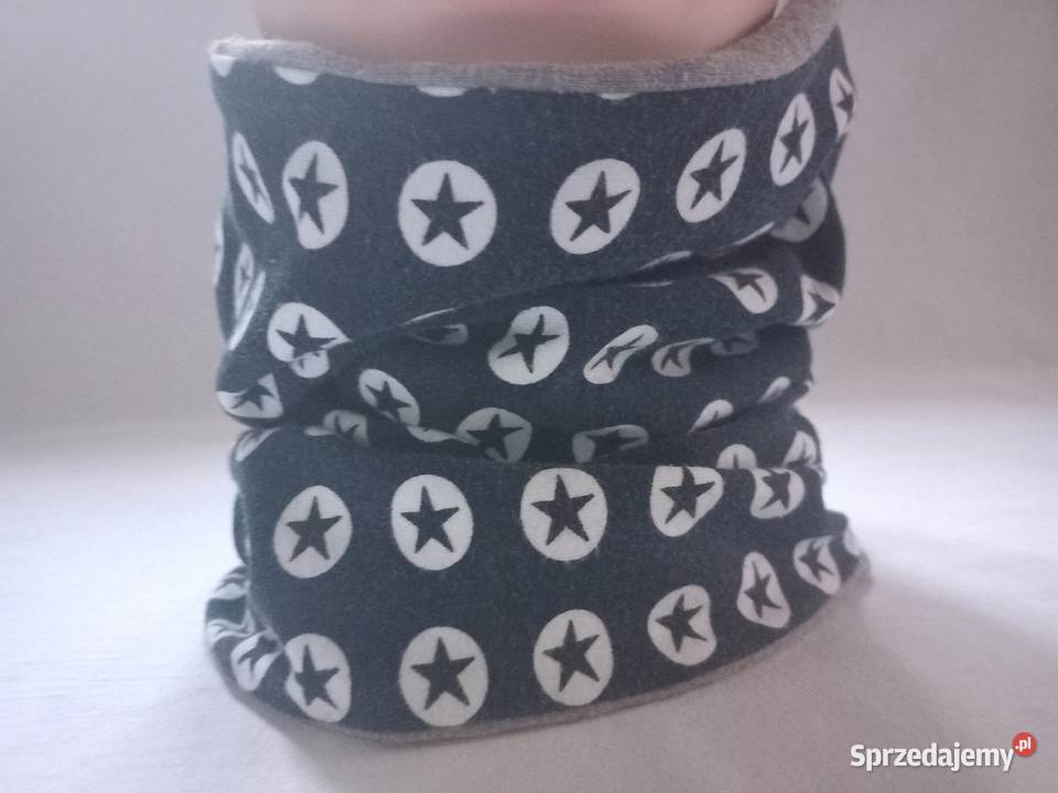 Komin na szyję Granatowy r SM Gwiazdki Unisex Białystok