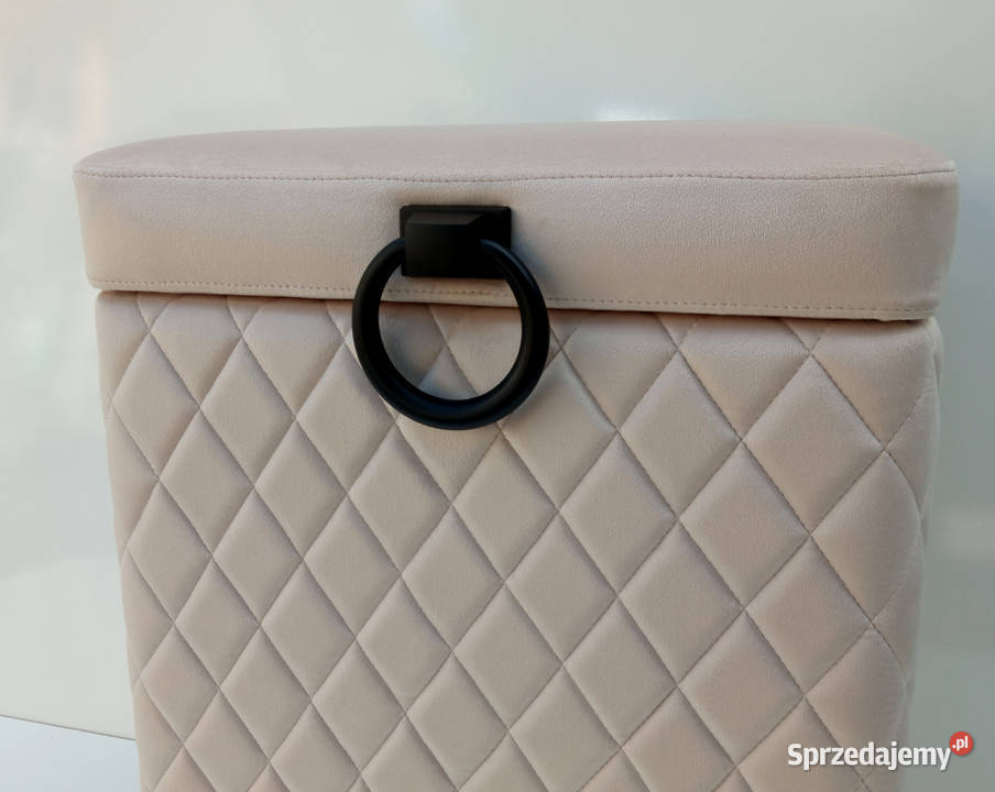 Kufer kosz na pranie bieliźniak Glamour Beż wielkopolskie Poznań