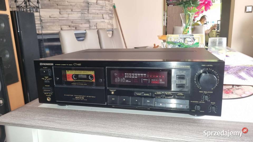 Magnetofon kasetowy Pioneer CT445 Dolby B C HX Warta