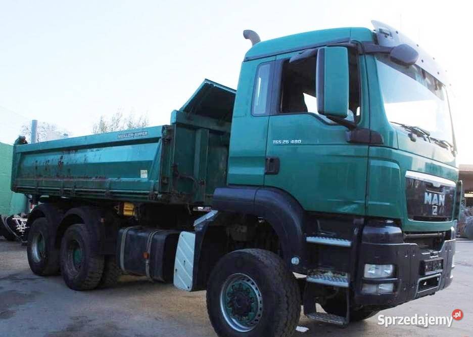Man TGS 25480 bordmatic wywrotka 6x6 manualna