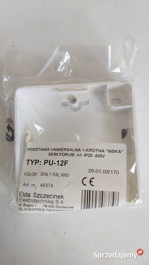 Puszka Podstawa pojedyncza Forum ELDA Schneider Wyszków