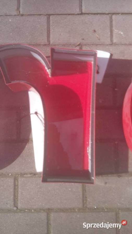 Szyld podświetlany litery przestrzenne Sklep Warszawa