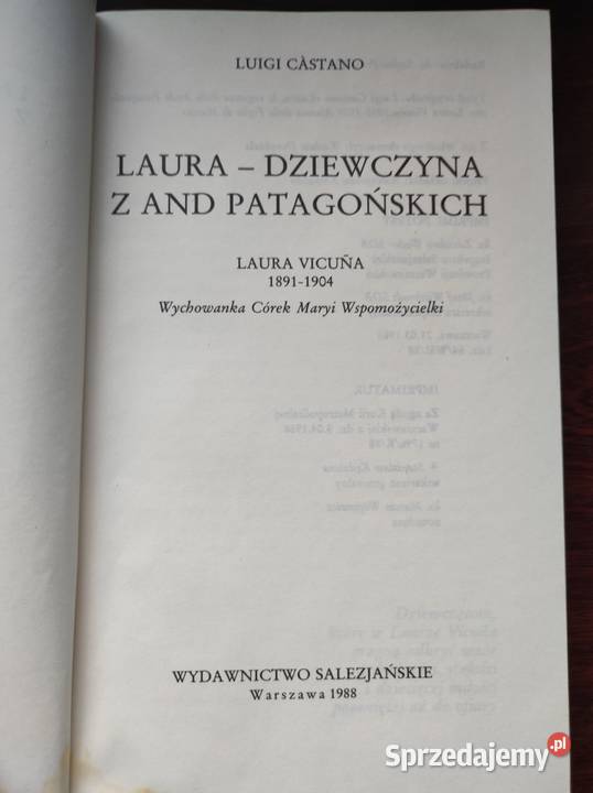Laura dziewczyna z And Patagońskich Luigi ISBN 8167880600736 Kielce