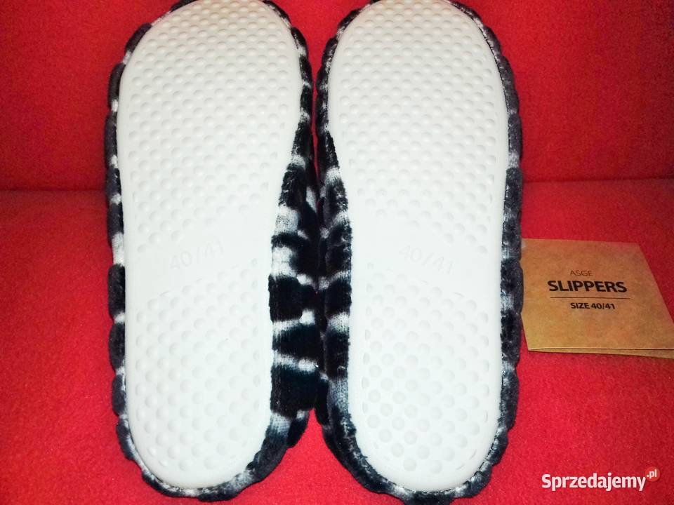 Modne miękkie kapcie tiger print Warszawa