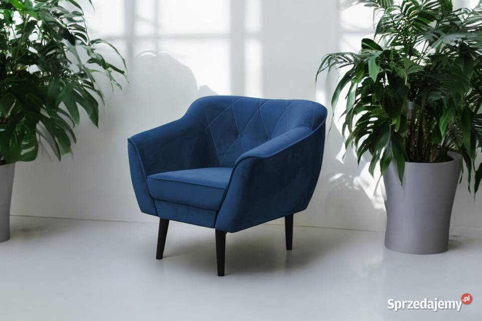 Fotel Tapicerowany Maya W Stylu Skandynawskim Tarchały Małe