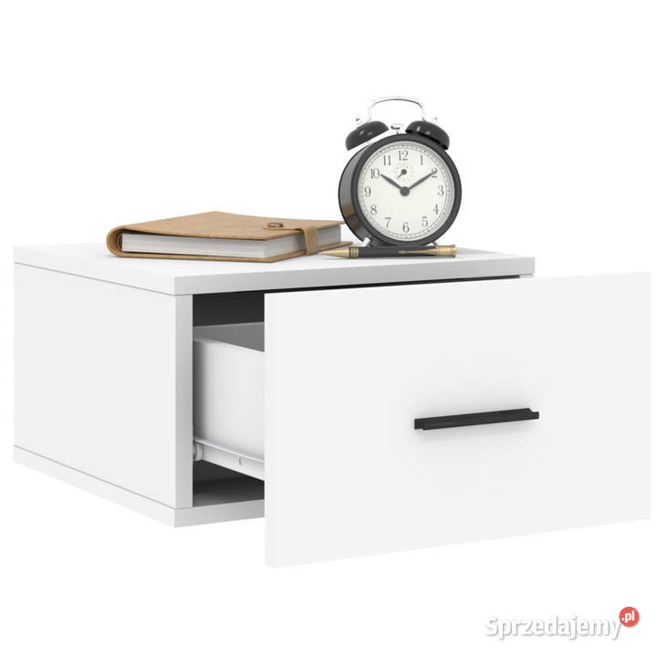 Wiszące szafki nocne 2 białe 35x35x20 WM829853 mazowieckie