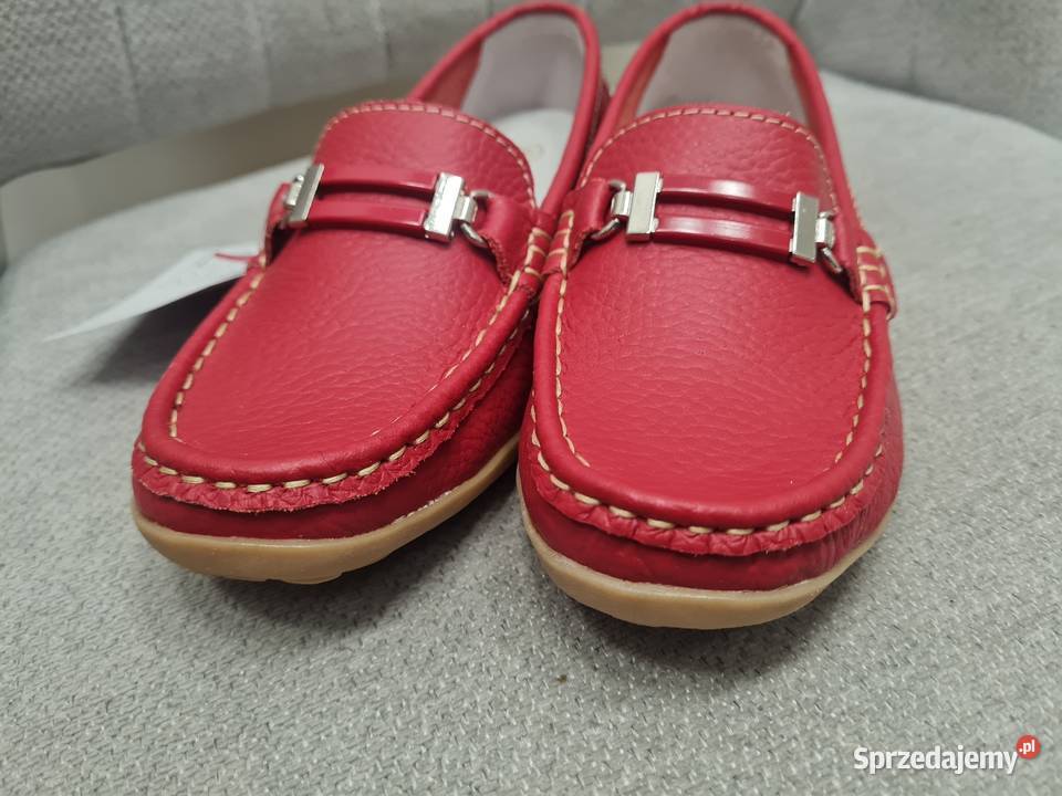 Buty mokasyny Nowe Skórzane 36 mazowieckie Warszawa sprzedam