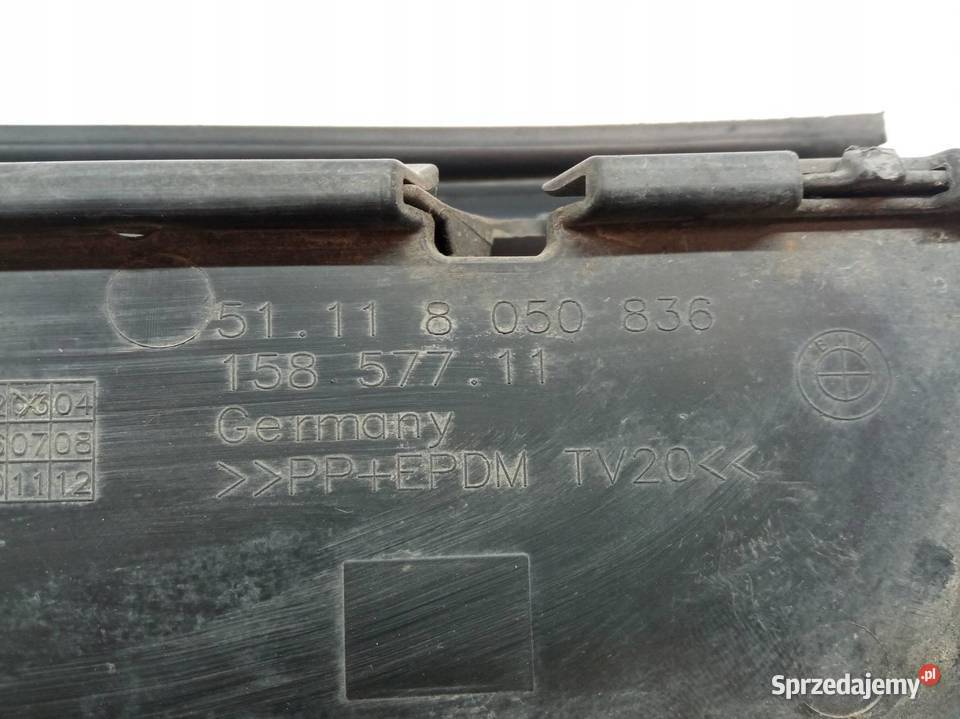 KRATKA ZDERZAKA PRAWY PRZÓD 8050836 8050348 Bmw