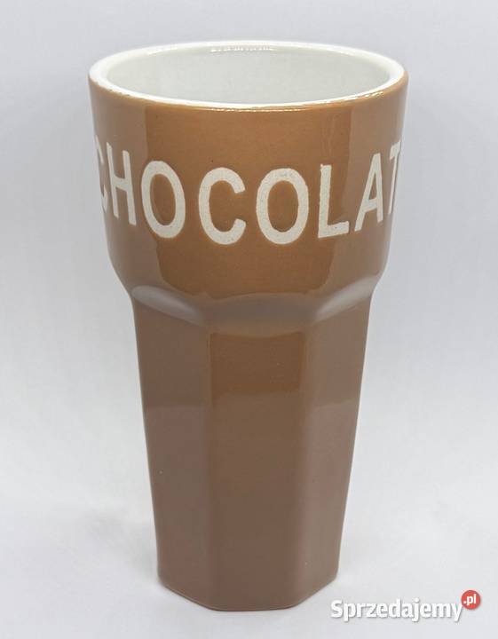 Wysoki kubek Chocolat w stylu vintage retro małopolskie