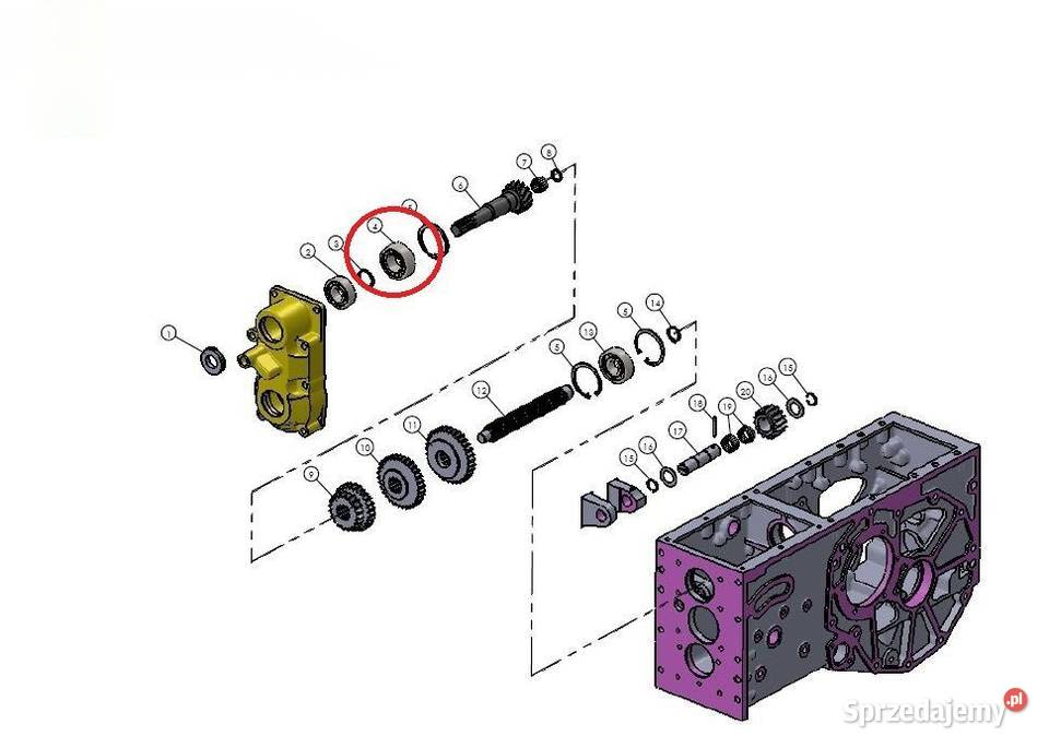 Łożysko szkrzyni biegów Mitsubishi VST podkarpackie Tajęcina