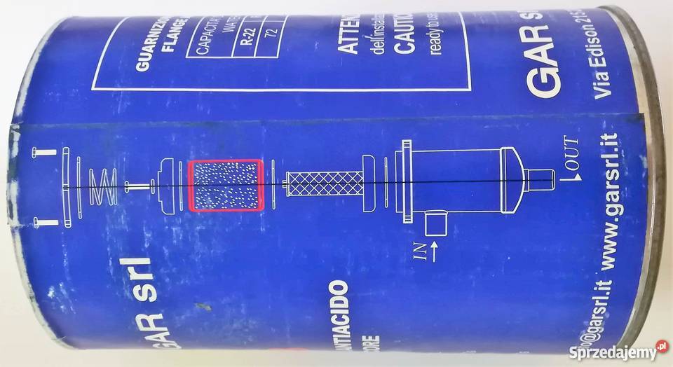 Wkład odwadniająco odkwaszający filtra GAR typ Kielce sprzedam