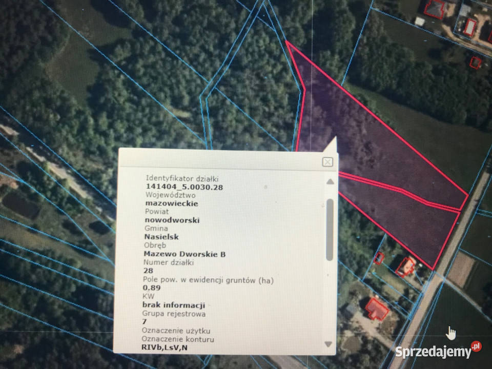 Okazja Działki rolnoleśne o powierzchni 3 ha Nasielsk