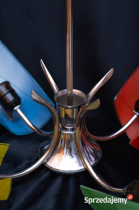 Żyrandol lata 60 Look PopArt MidCentury Vintage Lampy wiszące Dąbrowa Górnicza