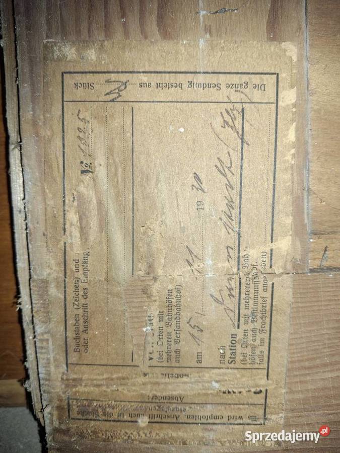 Stara niemiecka szafa 1930 łódzkie Kutno
