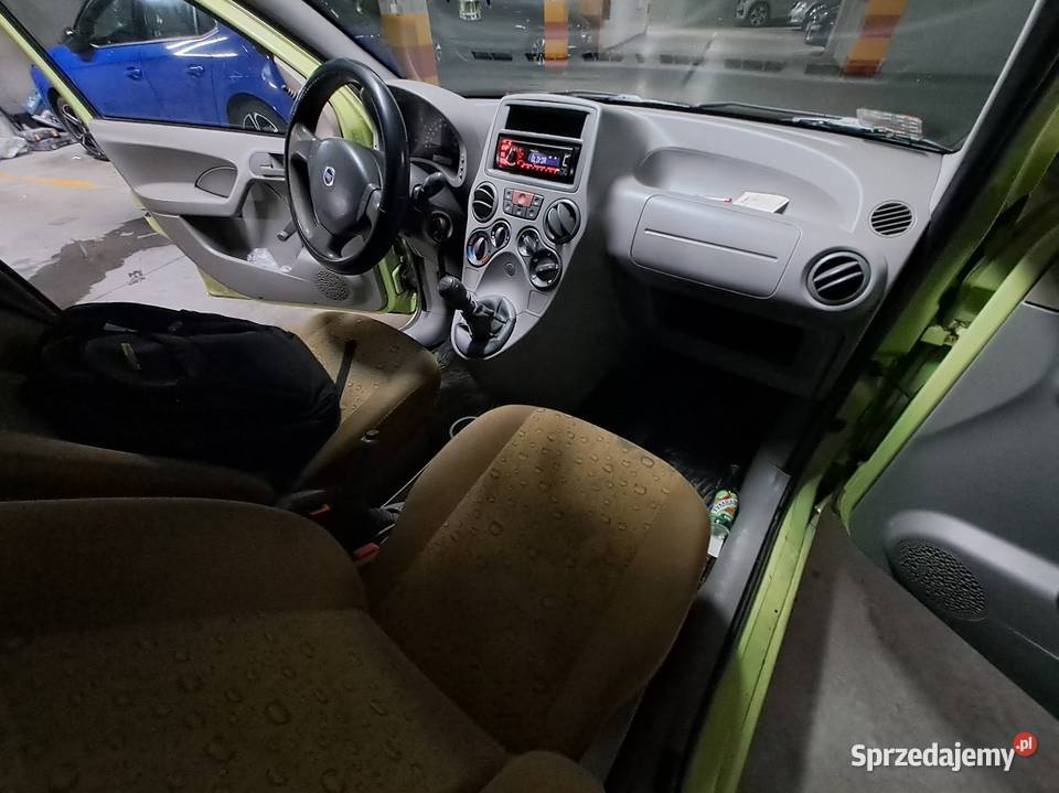Fiat Panda 11 benzyna 2003 żółty Grodzisk Mazowiecki