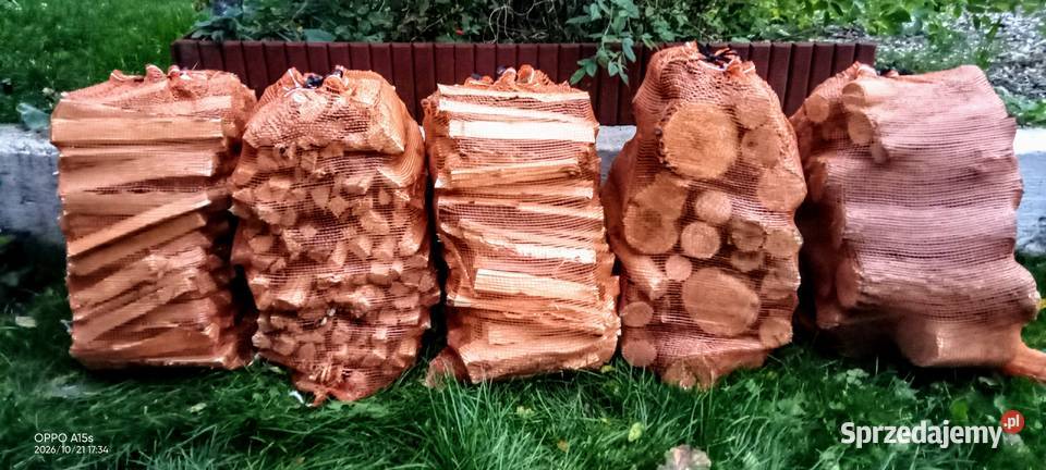Drewno opał LIŚCIASTE mix JESION i KLON Możliwy warmińsko-mazurskie Olsztyn