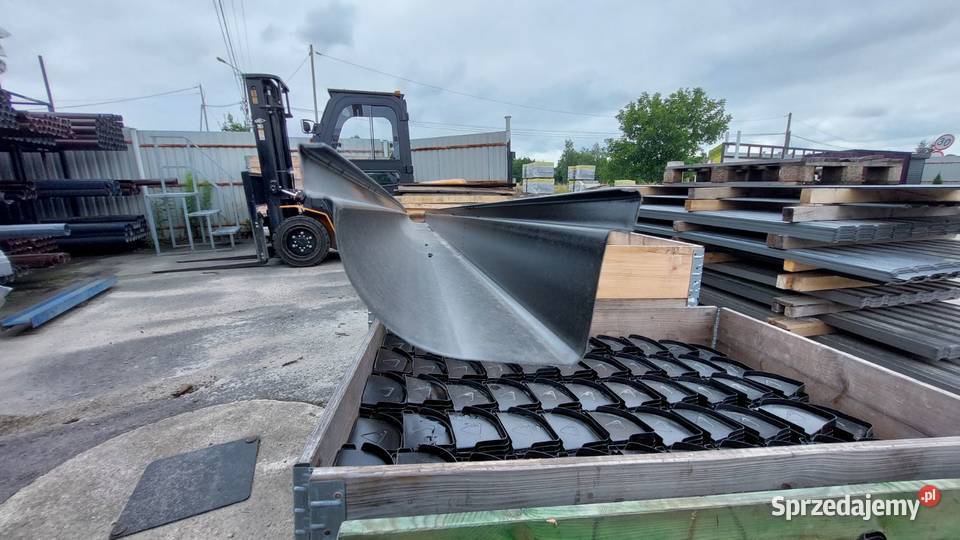Rynny II gatunek metalowe czarne prostokątne Tarnów