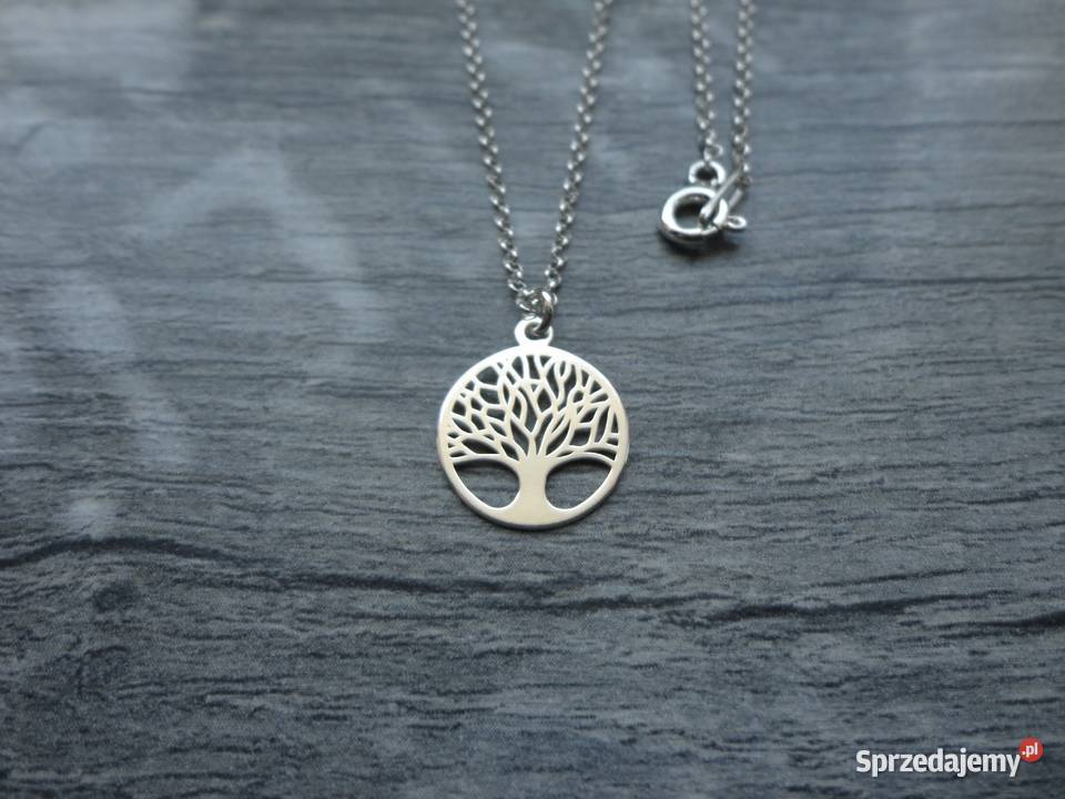 Srebrny naszyjnik Drzewko Szczęścia Pr925 Poznań