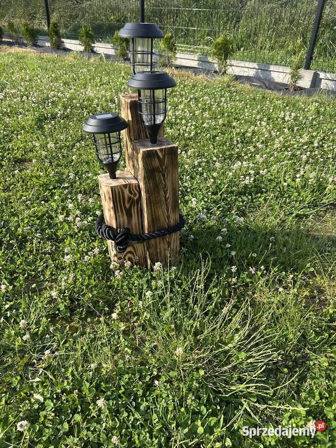 Sprzedam lampę ogrodową solarną Pozostałe Klimontów