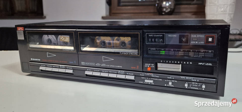 SANYO RD W 566 H magnetofon cassette deck Międzychód