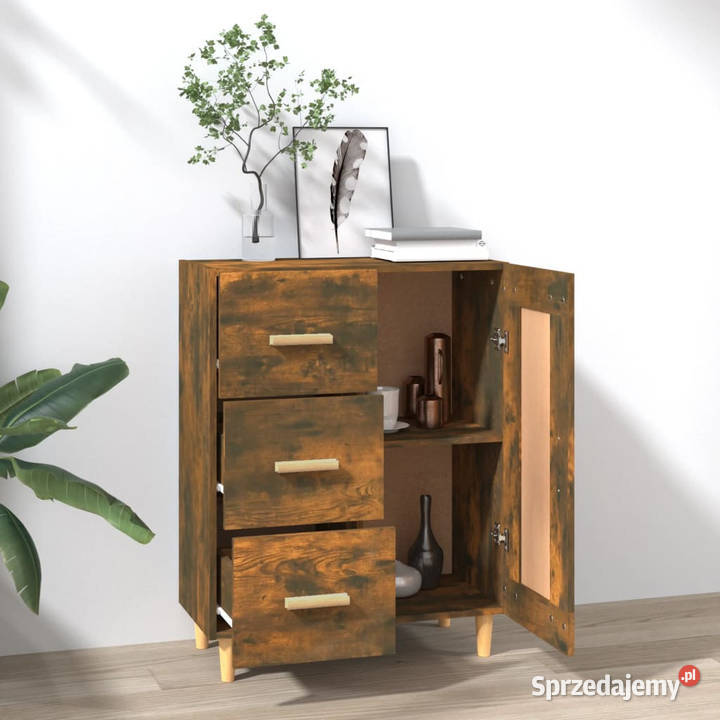Komoda przydymiony dąb 695x34x90 materiał Komody Warszawa sprzedam
