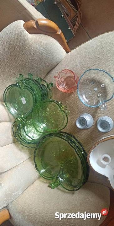 Miska owocarka Zielony listek Do deserów Owoców Gdańsk sprzedam