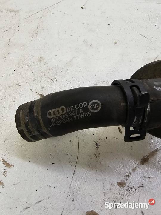 WĄŻ RURA RURKA WODY AUDI A6 C6 30 TDI 4F1265347A osobowe sprzedam