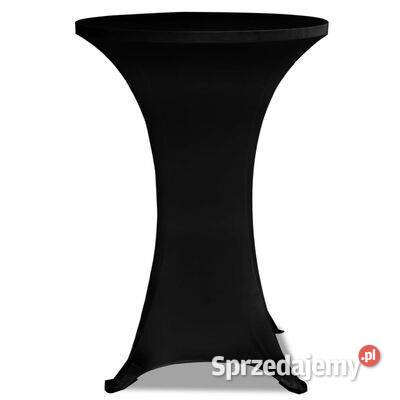 vidaXL Obrus na stół barowy 80 czarny elastyczny sprzedam