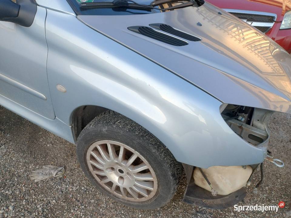 Kpl Przód Peugeot 206 CC Cabrio Wysyłka warmińsko-mazurskie Elbląg sprzedam