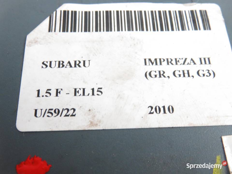MODUŁ PDC SUBARU IMPREZA III 10R020456 małopolskie