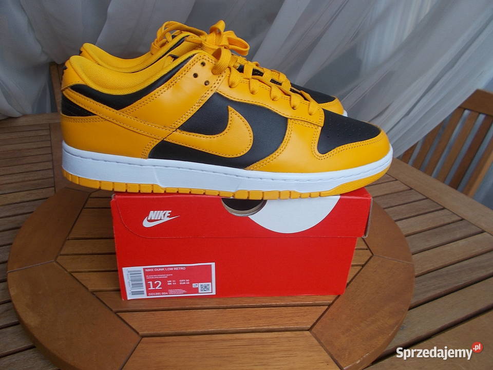 Nike Air Dunk Low Golden Rod Bumblebee Pittsburgh Steelers DD1391 004 Sz 12