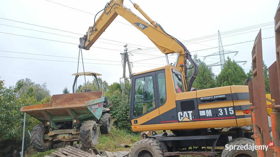 Koparka kołowa Caterpillar cat m315 2002r stan Koła Śmigiel