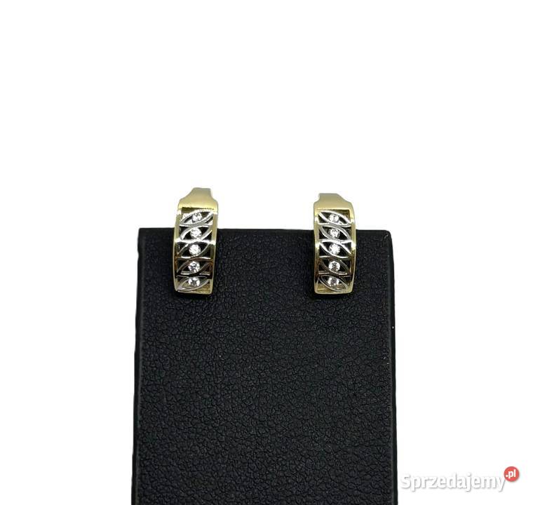 Nowe Złote Kolczyki pr 585 202g Elbląg
