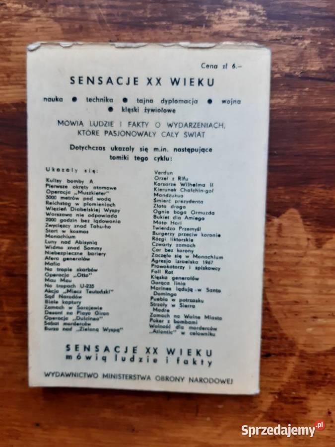 Sensacje XX Wieku Zagubione Piekło 1973 Poznań