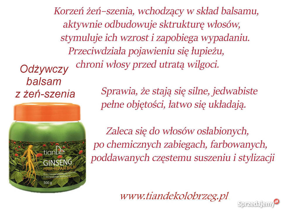 Regeneracyjna odżywka na bazie wyciągu z