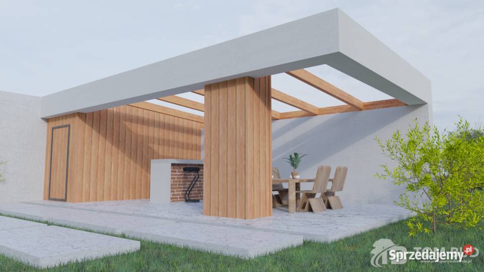 Wizualizacje projekty tarasów zadaszeń altan Rzeszów