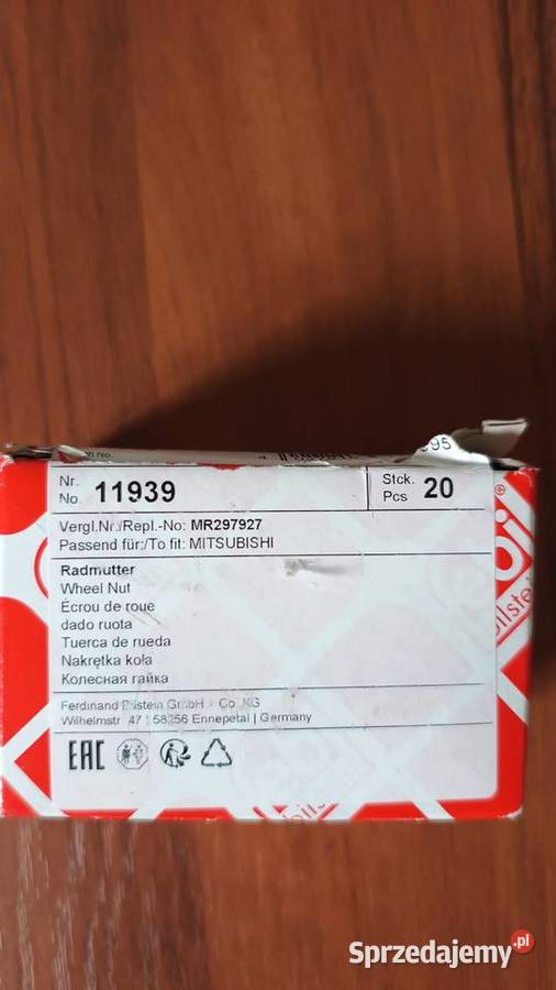 Nakrętki na koła Febi 20 Gwint M12x15 Radom
