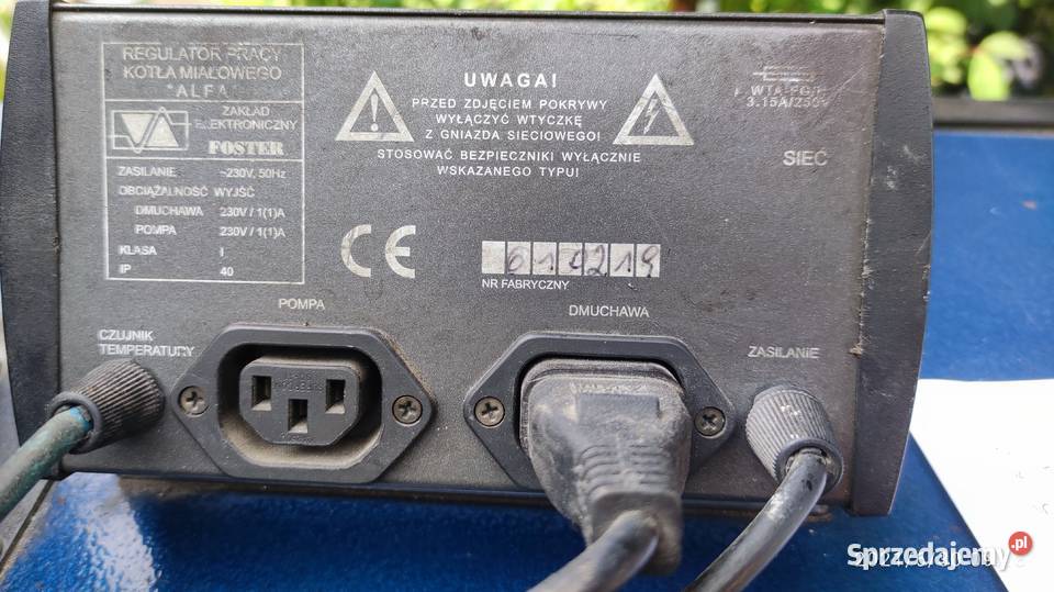 Piec kocioł na węgiel i drewno 29 kW używany Łęgajny