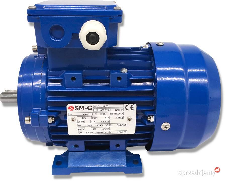 Silnik Elektryczny 037kW 230400V 1390obr 3FAZOWY Pozostałe