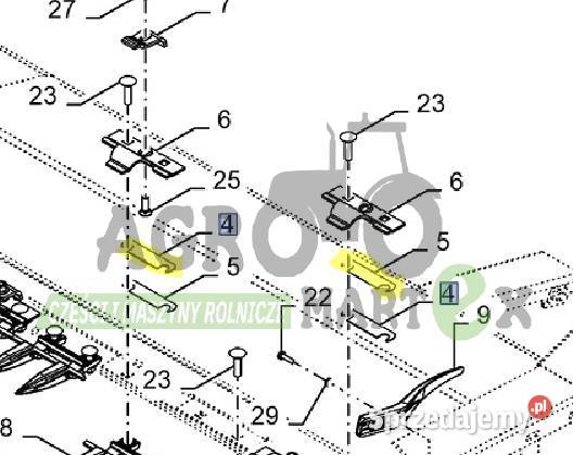 87538871 PODKŁADKA REGULACYJNA KOSY 15mm CNH Wichrów