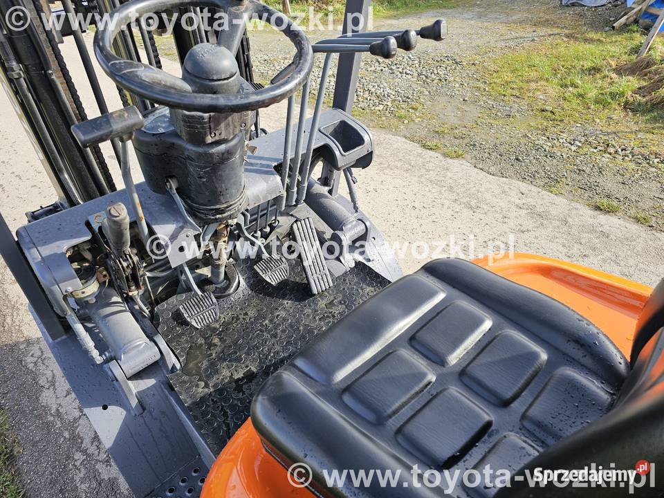 Wózek Widłowy TOYOTA 6FG18 Triplex przesuw regulowane widły