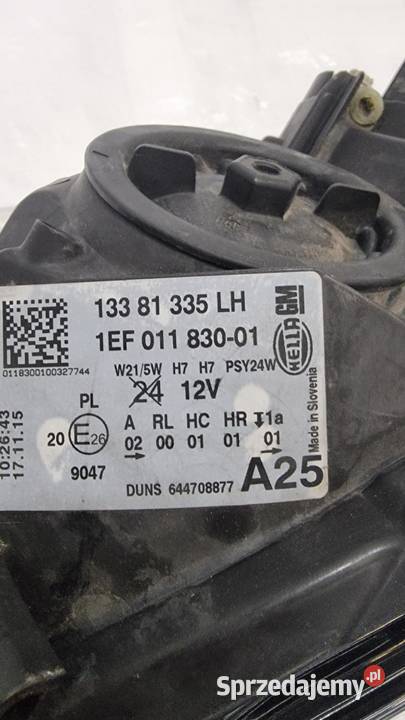 OPEL CORSA E REFLEKTOR LAMPA LEWY PRZÓD LEWA sprzedam