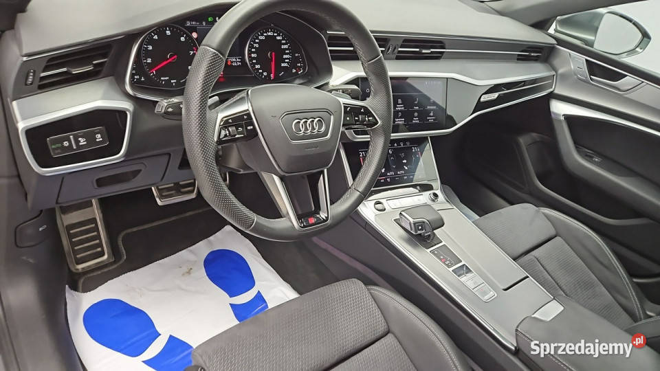 Audi A7 Sportback 45 TFSI mHEV Quattro S tronic srebrny mazowieckie Warszawa
