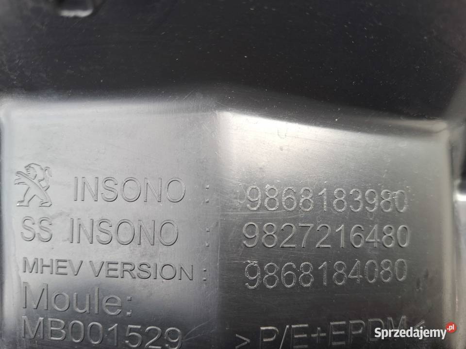 PEUGEOT 208 II NADKOLE LEWY PRZÓD LEWE PRZEDNIE Bieleń sprzedam