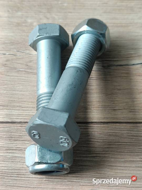 Śruba M20x100 109 gwint skok 25 z nakrętką