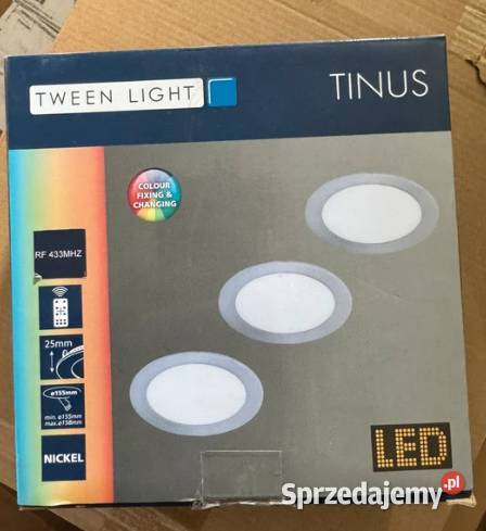 Nowy zestaw 3x LED Tween Light Tinus RGB pilot Częstochowa sprzedam