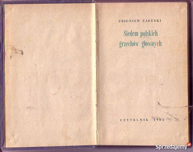 977 SIEDEM POLSKICH GRZECHÓW GŁÓWNYCH I INNE POL małopolskie Czyrna