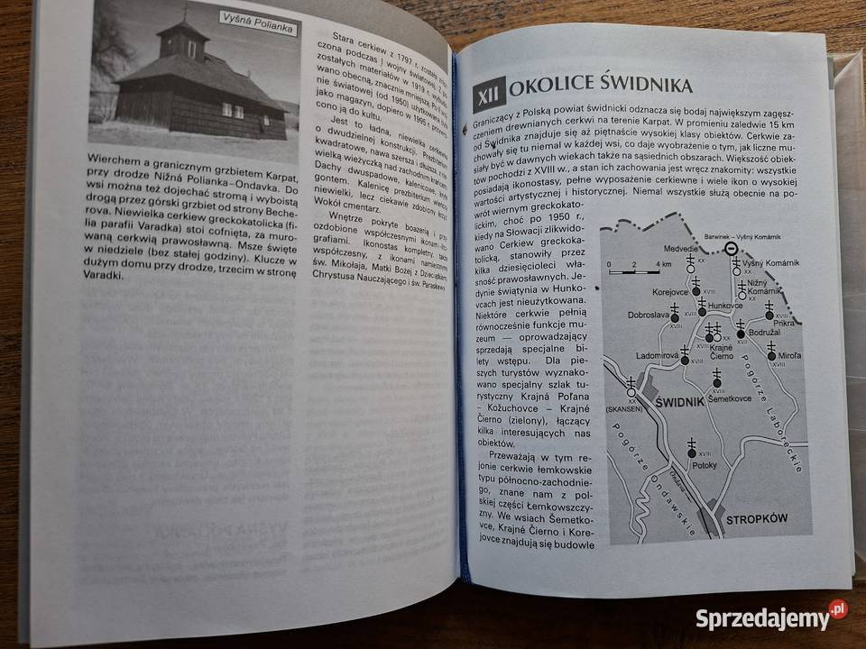 Cerkwie drewniane Karpat Polska i Słowacja Rok wydania 2003 Mapy i przewodniki Kraków